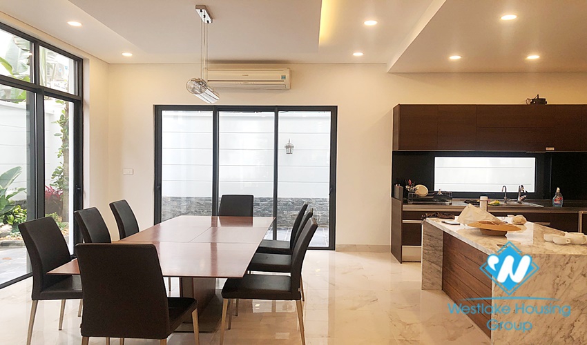 Beautiful villa for rent with European style, fully furnished